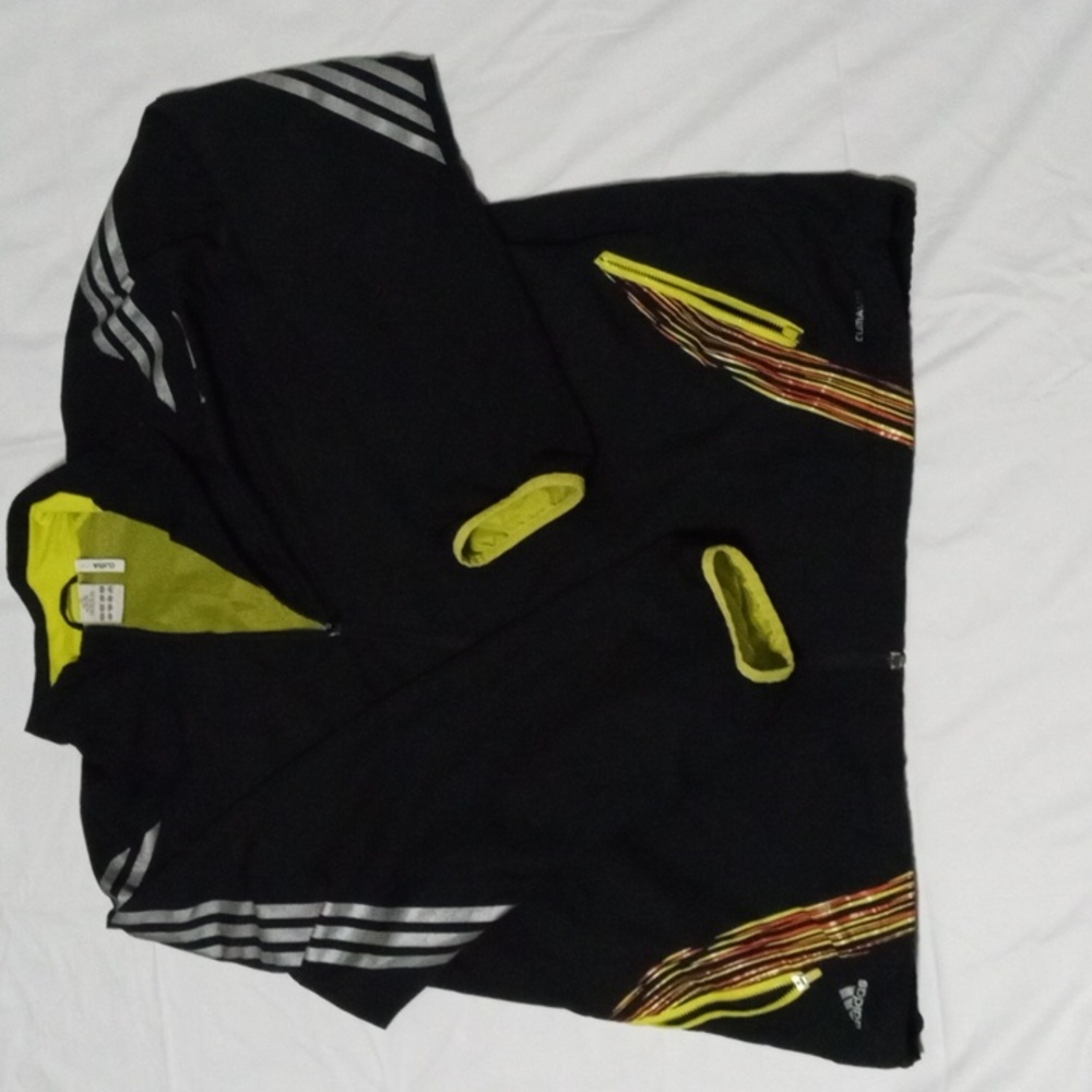 Size xl men's Addidas F-50 Full Zip Black Climalite Jacket Mesh Lining